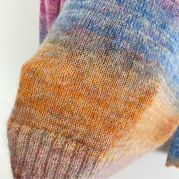 Rails Camille Rainbow Sweater Womens Large Mohair Super Soft Long Sleeve EUC - Picture 6 of 15